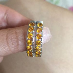 Madeira Citrine Earrings
